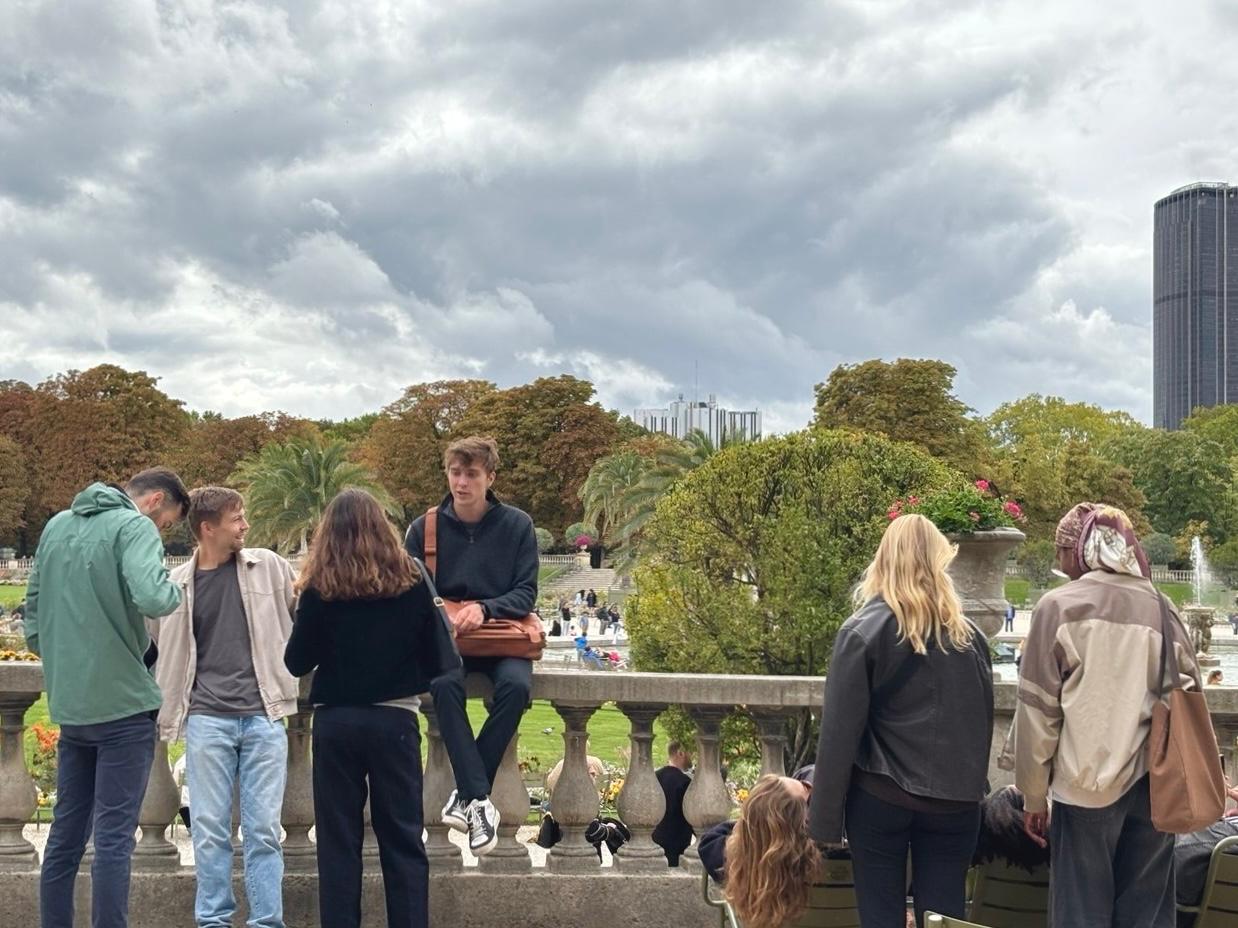 Groupe au Jardin du Luxembourg